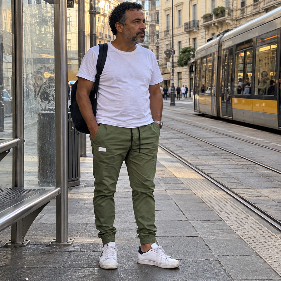 Foto del cliente per Nerio · Pantaloni jogger con coulisse