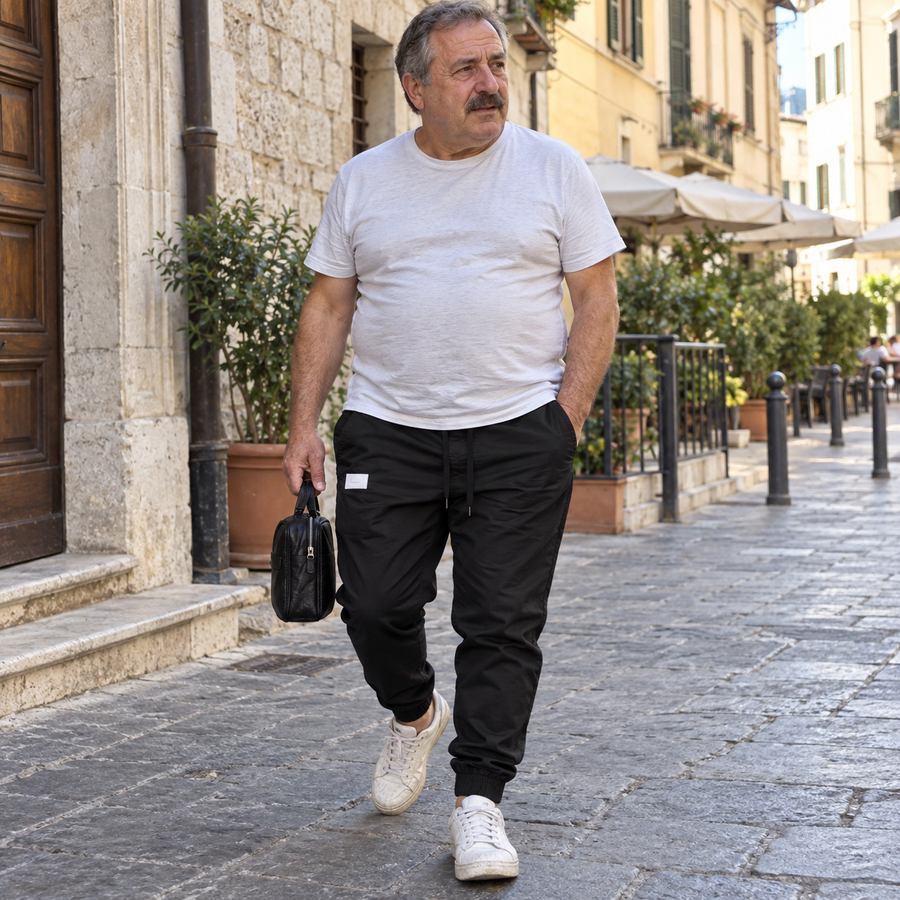 Foto del cliente per Nerio · Pantaloni jogger con coulisse
