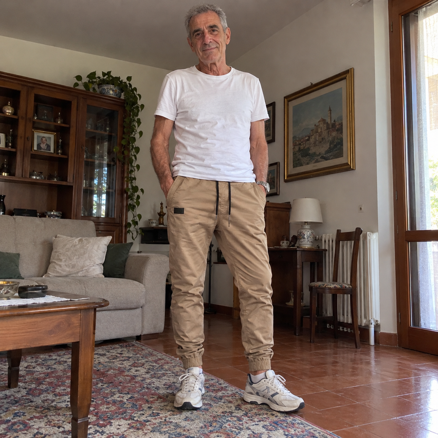 Foto del cliente per Nerio · Pantaloni jogger con coulisse