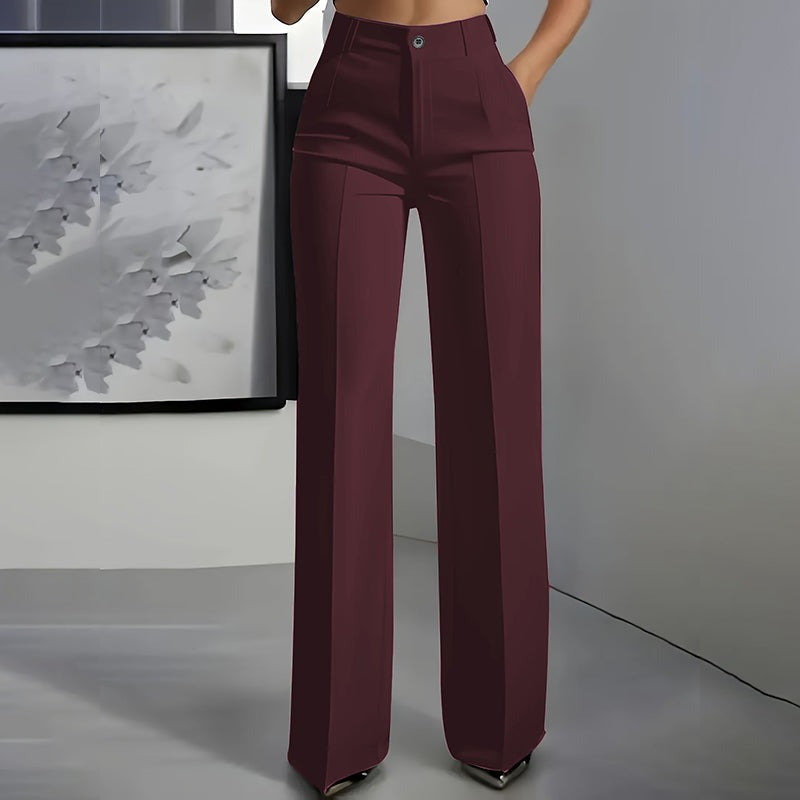 Pantaloni Alessia bordeaux