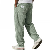 Varel · Pantaloni in velluto a coste — Colore Verde chiaro