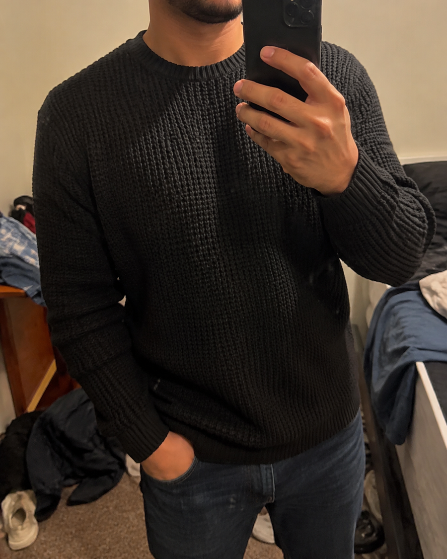 Maglia girocollo Vittorio a maniche lunghe