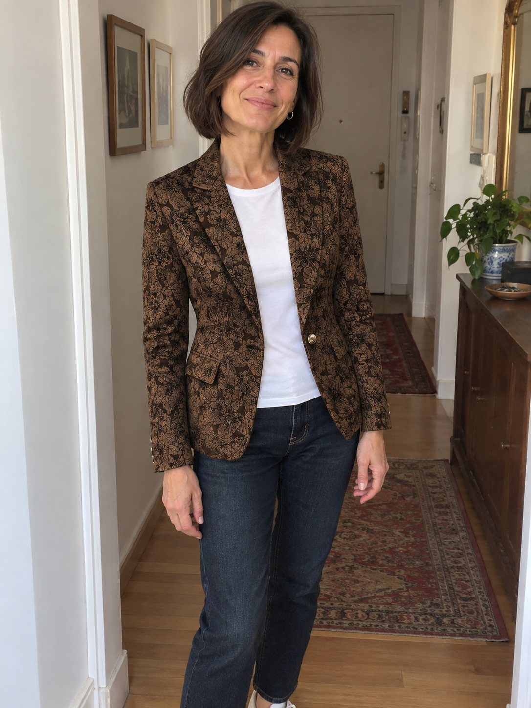Isotta · Blazer paisley · foto cliente