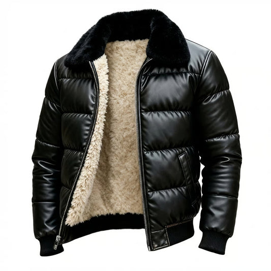 Damiano · Giacca trapuntata con interno effetto sherpa — foto 1