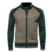 Ludovico · Cardigan con zip e maniche a contrasto — foto 1