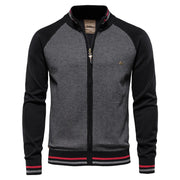 Ludovico · Cardigan con zip e maniche a contrasto — foto 2