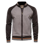 Ludovico · Cardigan con zip e maniche a contrasto — foto 4