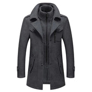 Salvatore · Cappotto con inserto a collo alto — foto 1