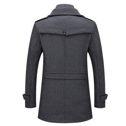 Salvatore · Cappotto con inserto a collo alto — foto 2