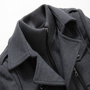 Salvatore · Cappotto con inserto a collo alto — foto 3