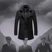 Salvatore · Cappotto con inserto a collo alto — foto 5