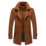 Salvatore · Cappotto con inserto a collo alto — foto 10