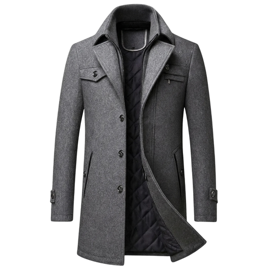 Adriano · Cappotto con doppio collo e inserto interno — foto 1