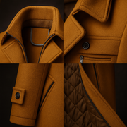 Adriano · Cappotto con doppio collo e inserto interno — foto 3