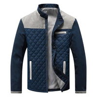 Rombo · Bomber trapuntato bicolore — Colore Grigio