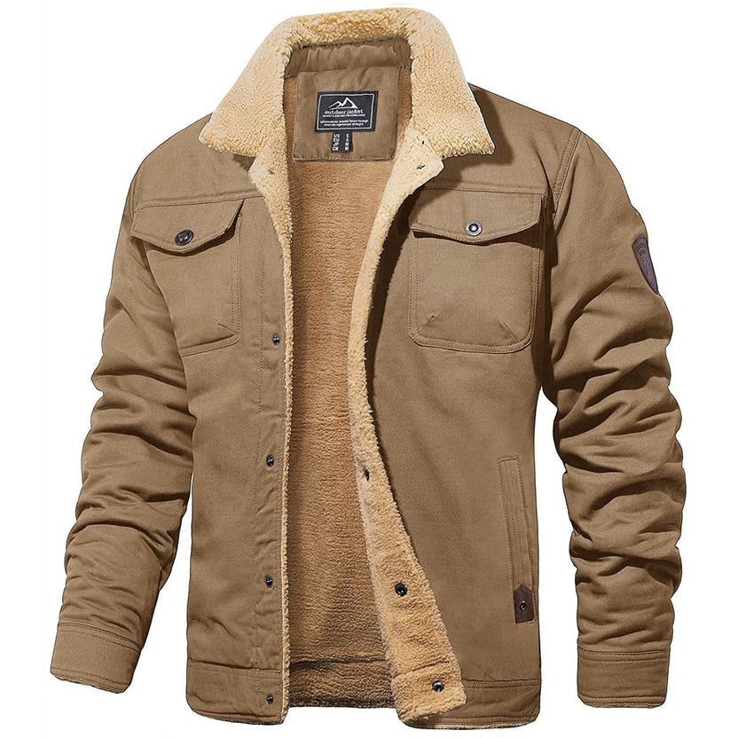 VALTORENI | Neri — Giacca con collo e interno morbidi · Khaki