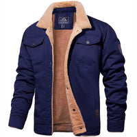 Neri · Giacca con collo e interno morbidi — Colore Blu