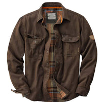 Ettore · Giacca casual di ispirazione vintage — Colore Marrone scuro