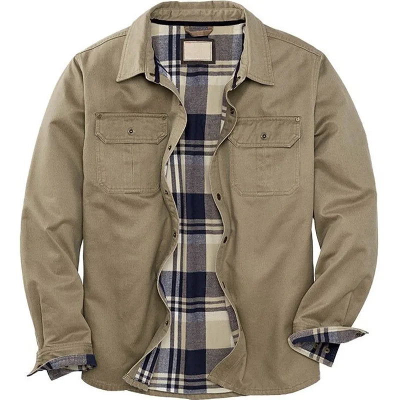 VALTORENI | Ettore — Giacca casual di ispirazione vintage · Khaki