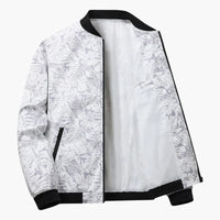 Foliame · Bomber elegante a fantasia — Colore Bianco