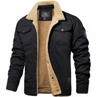 Montello · Bomber con interno effetto peluche — Colore Nero