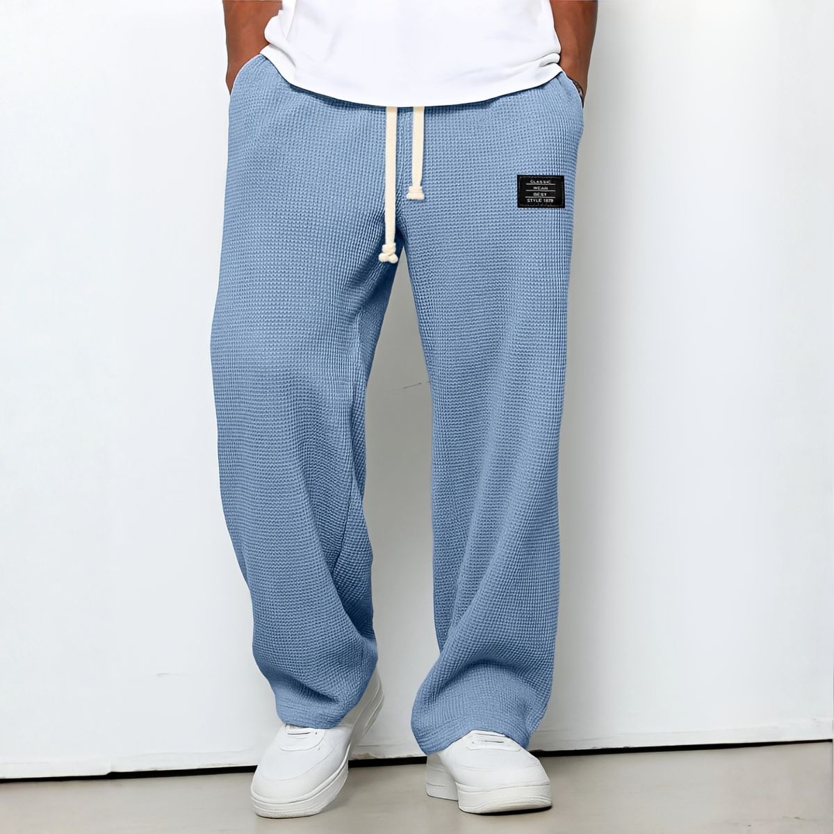 Levante · Pantaloni waffle · Azzurro