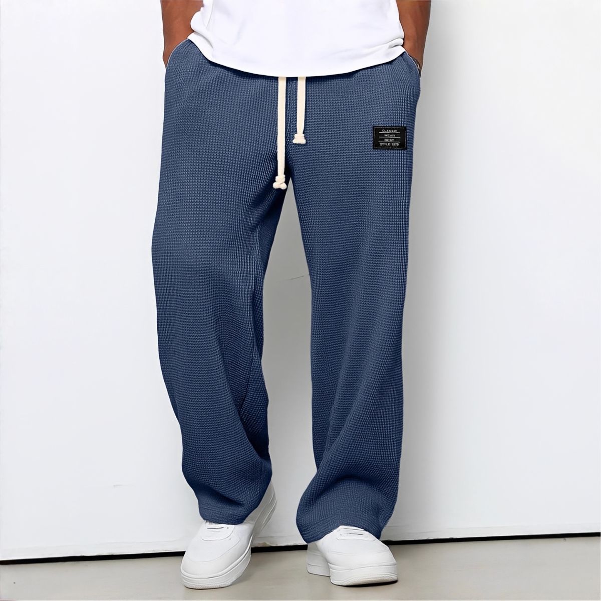 Levante · Pantaloni waffle · Blu