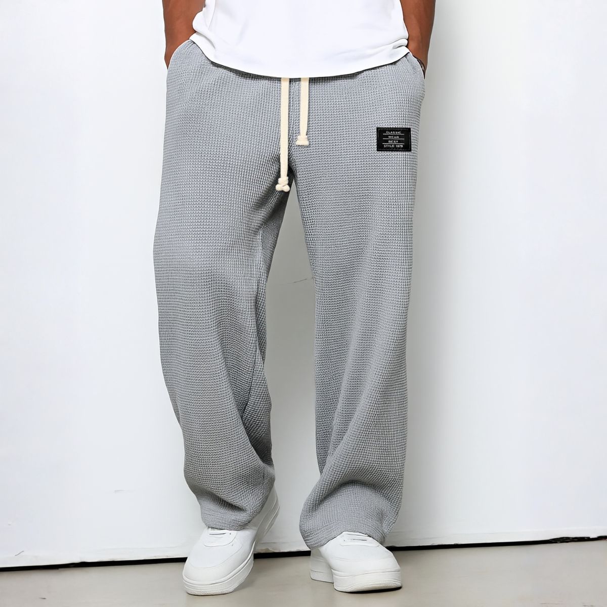 Levante · Pantaloni waffle · Grigio