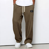 Levante · Pantaloni waffle con gamba ampia — Colore Marrone scuro