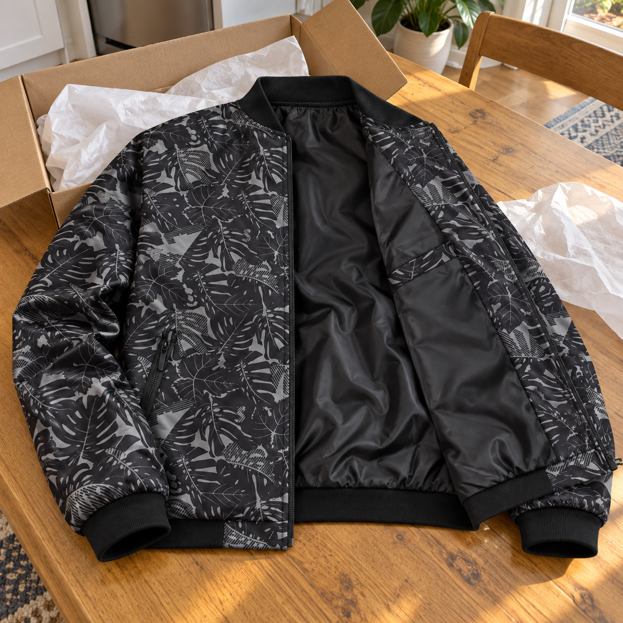 Foliame · Bomber elegante a fantasia · foto cliente