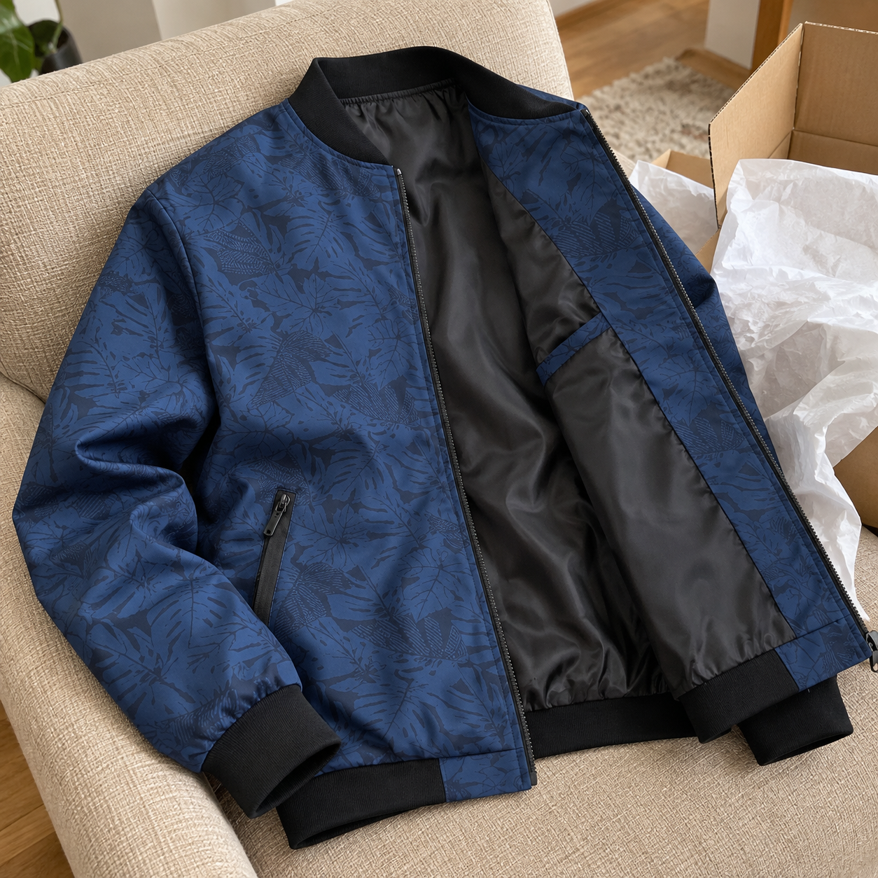 Foliame · Bomber elegante a fantasia · foto cliente