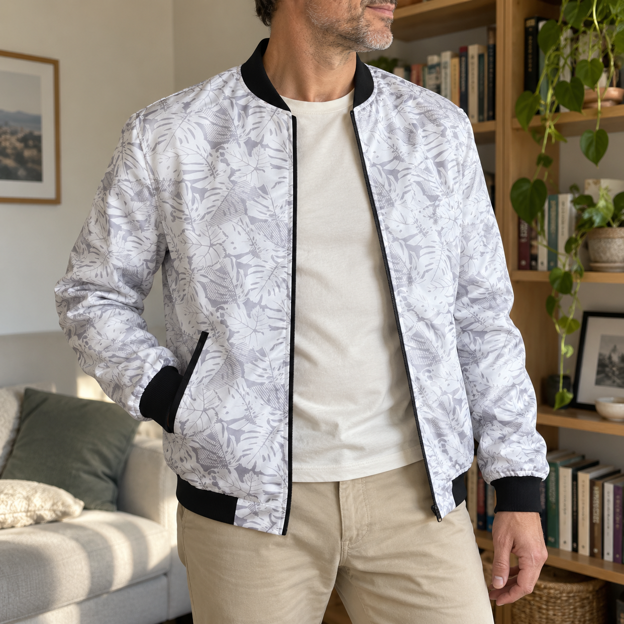 Foliame · Bomber elegante a fantasia · foto cliente