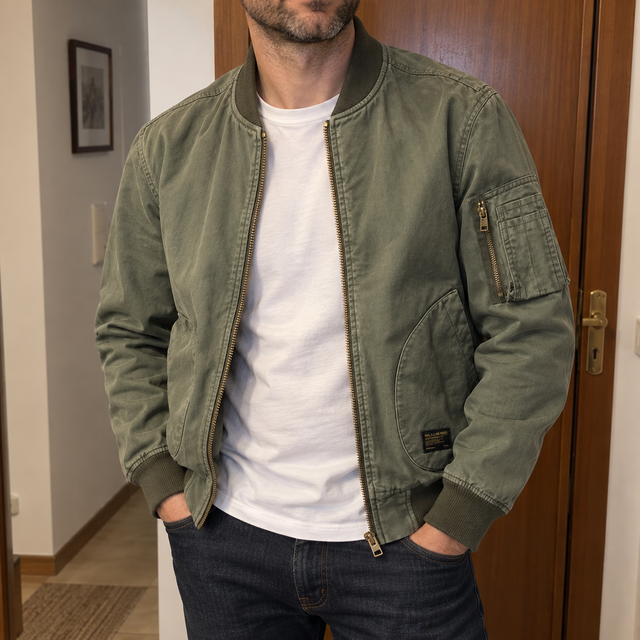 Aviatore · Bomber vintage · foto cliente