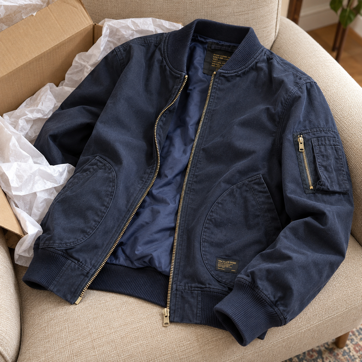 Aviatore · Bomber vintage · foto cliente