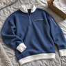 Foto condivisa dal cliente per Loris · Maglia waffle con mezza zip